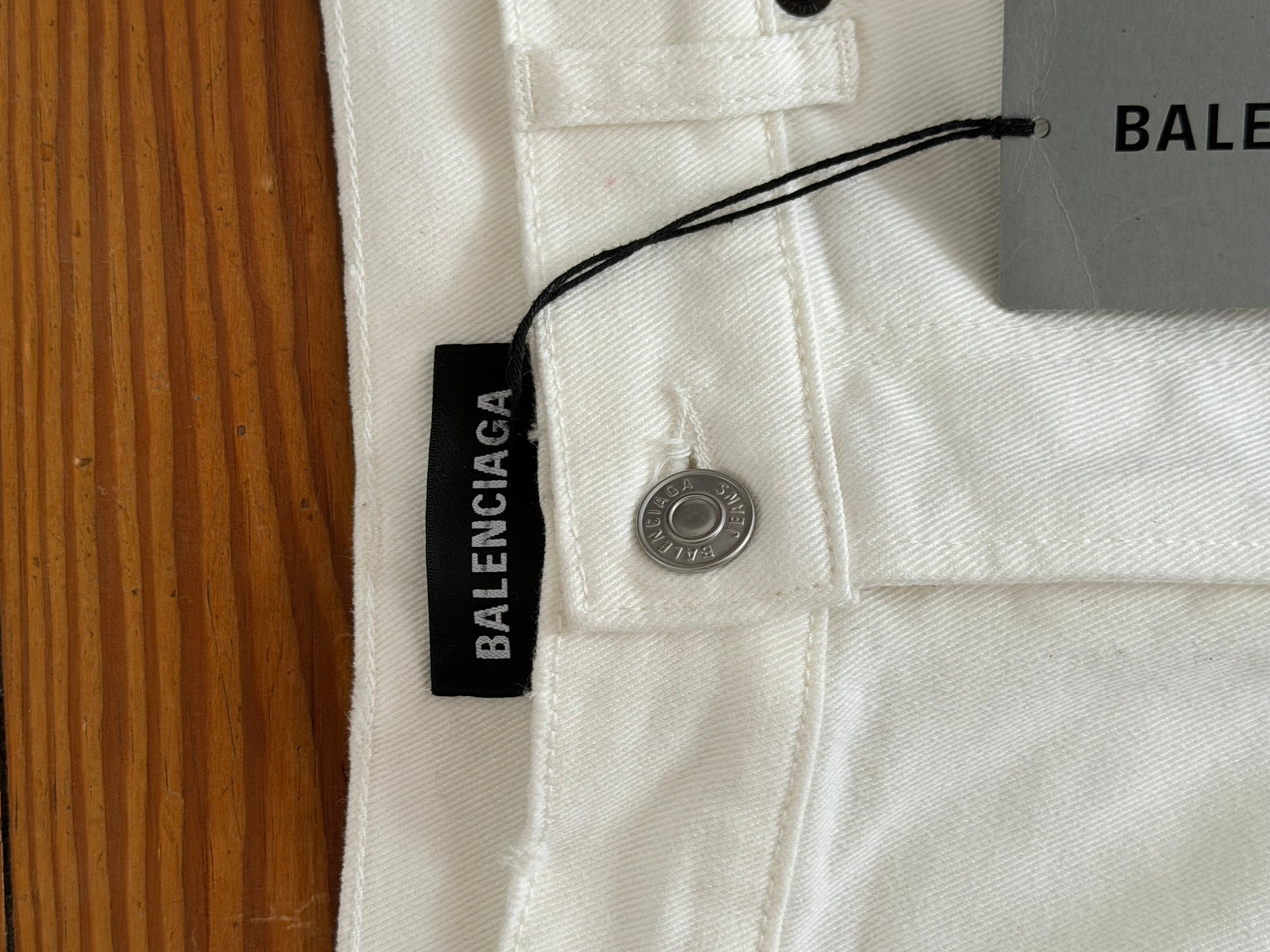 Balenciaga White Jeans
