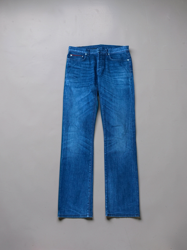 Dior Homme whiskered Jeans by Kris Van Assche