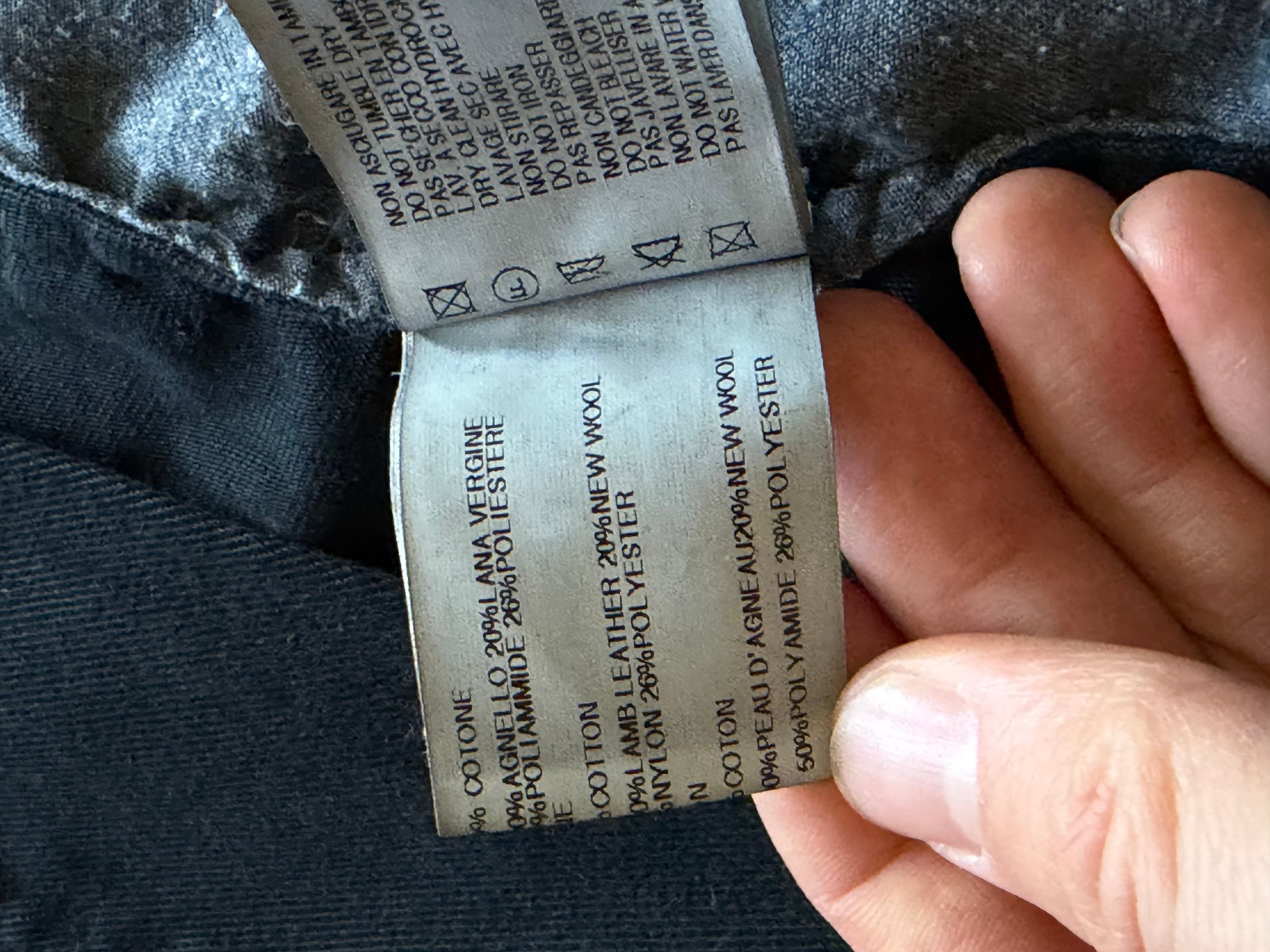 Rick Owens Asymetric coat