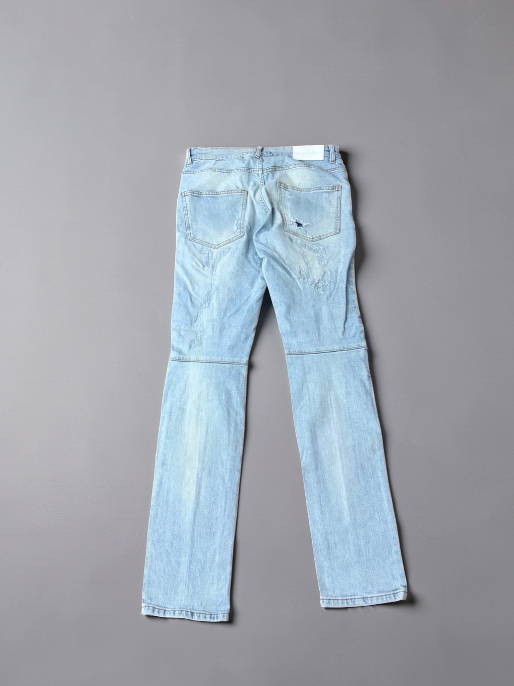 Balmain distressed biker Jeans