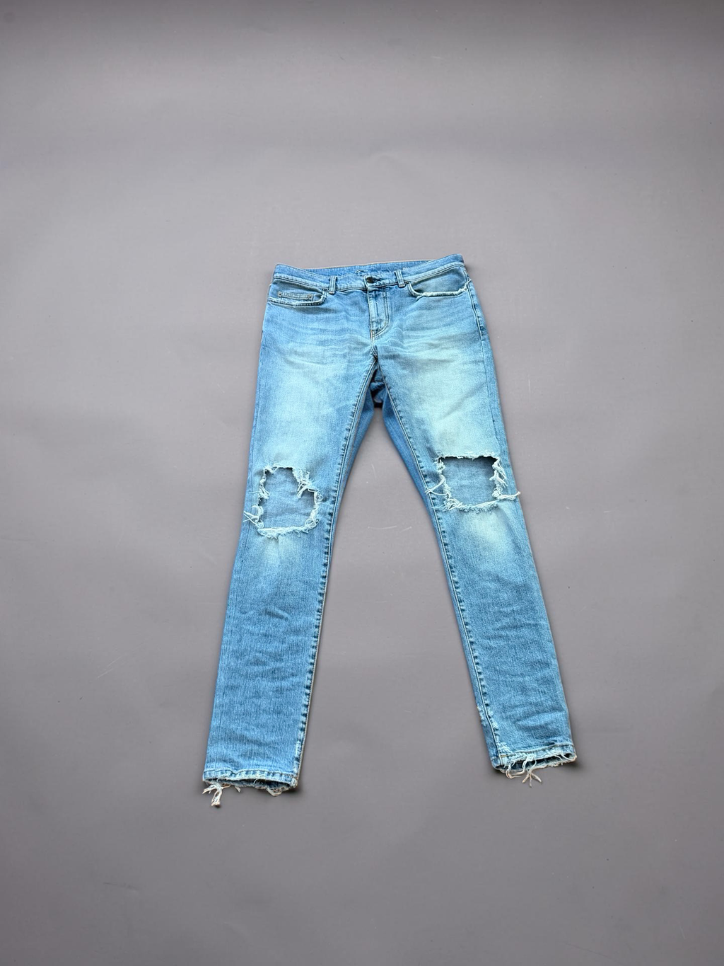 Saint Laurent SS16 Electric Surf Sound Crash Jeans