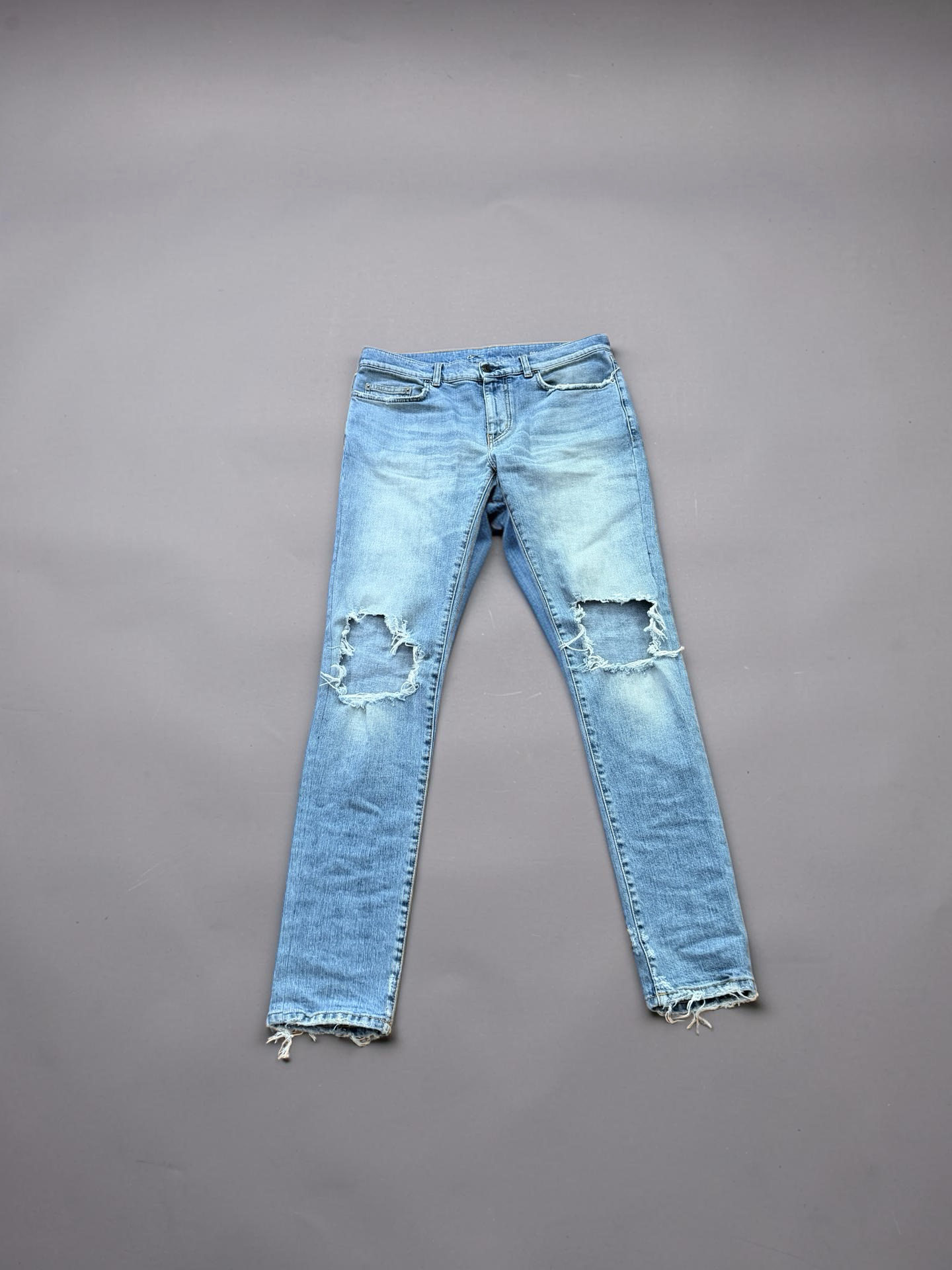 Saint Laurent SS16 Electric Surf Sound Crash Jeans