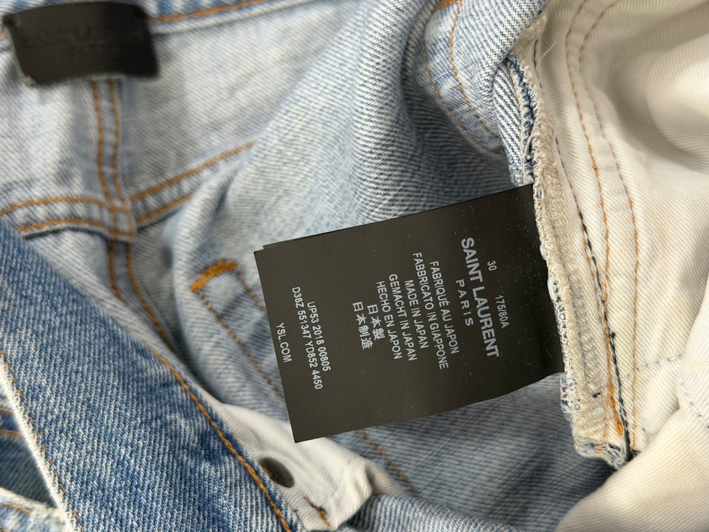 Saint Laurent Crash Jeans