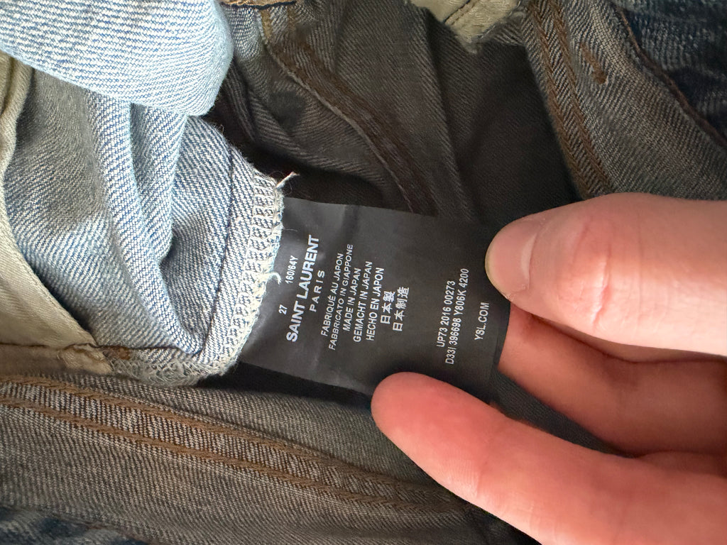 Saint Laurent 2016 Crash Jeans