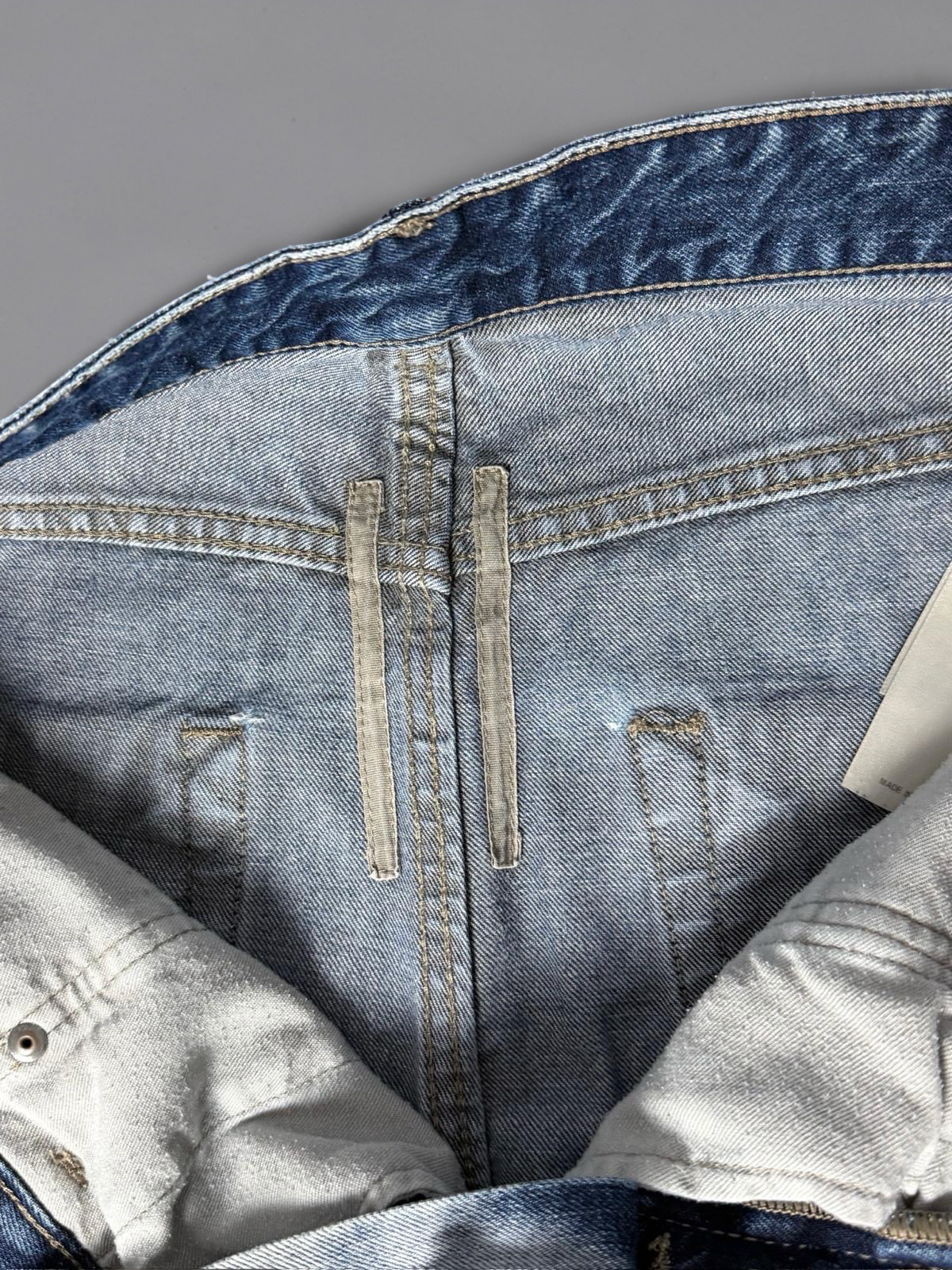 Rick Owens AW17 “Glitter” "Hustlers Blue” detroit jeans