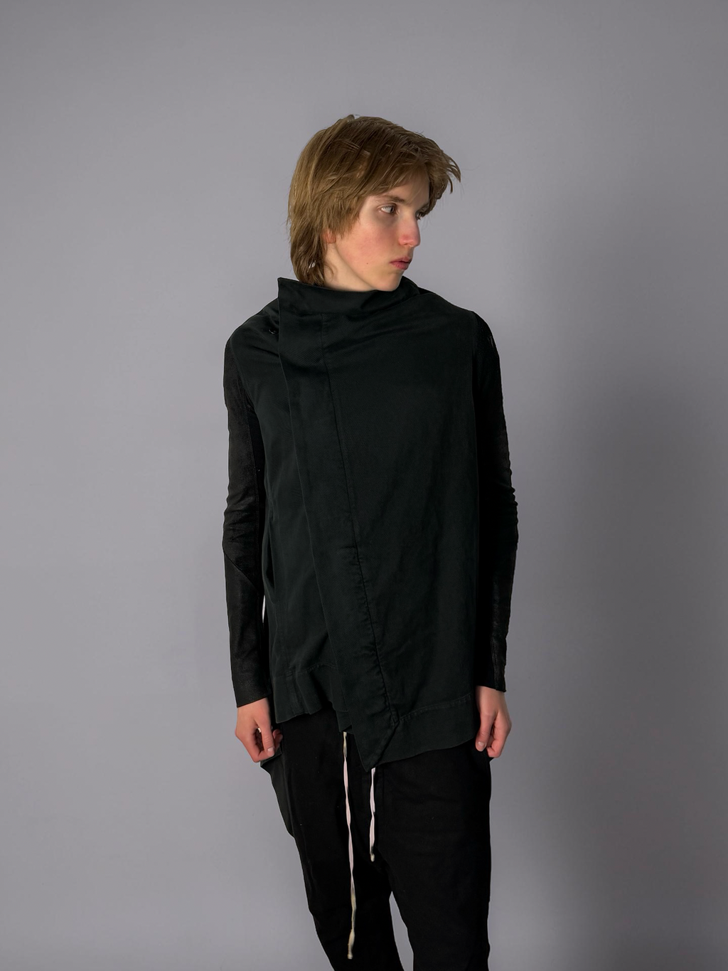 Rick Owens Asymetric coat
