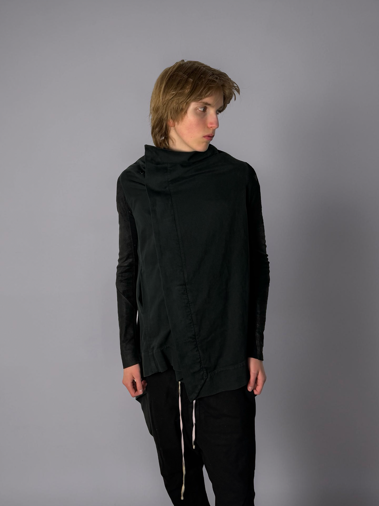 Rick Owens Asymetric coat