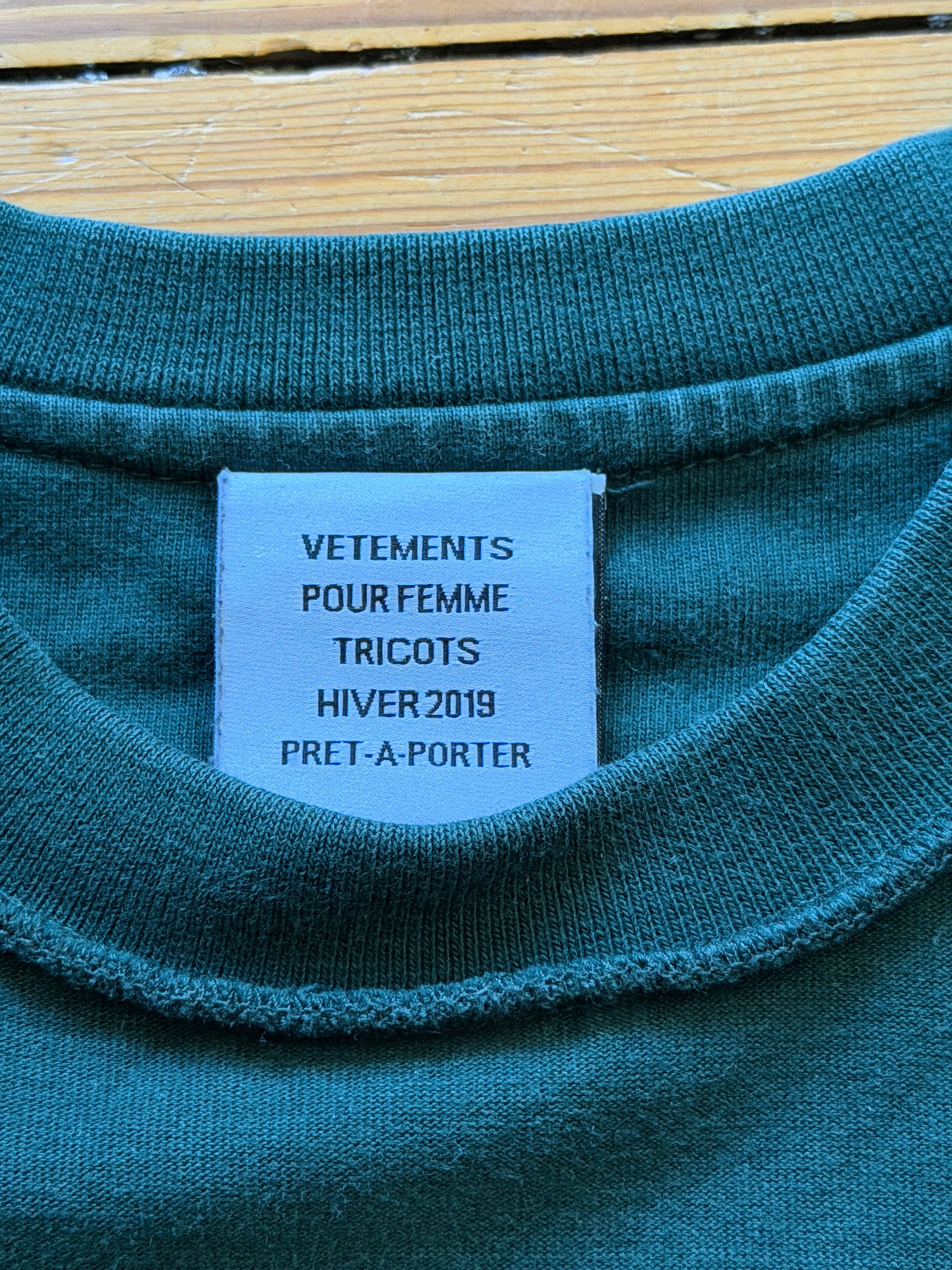 Vetements Demna Inside out T shirt