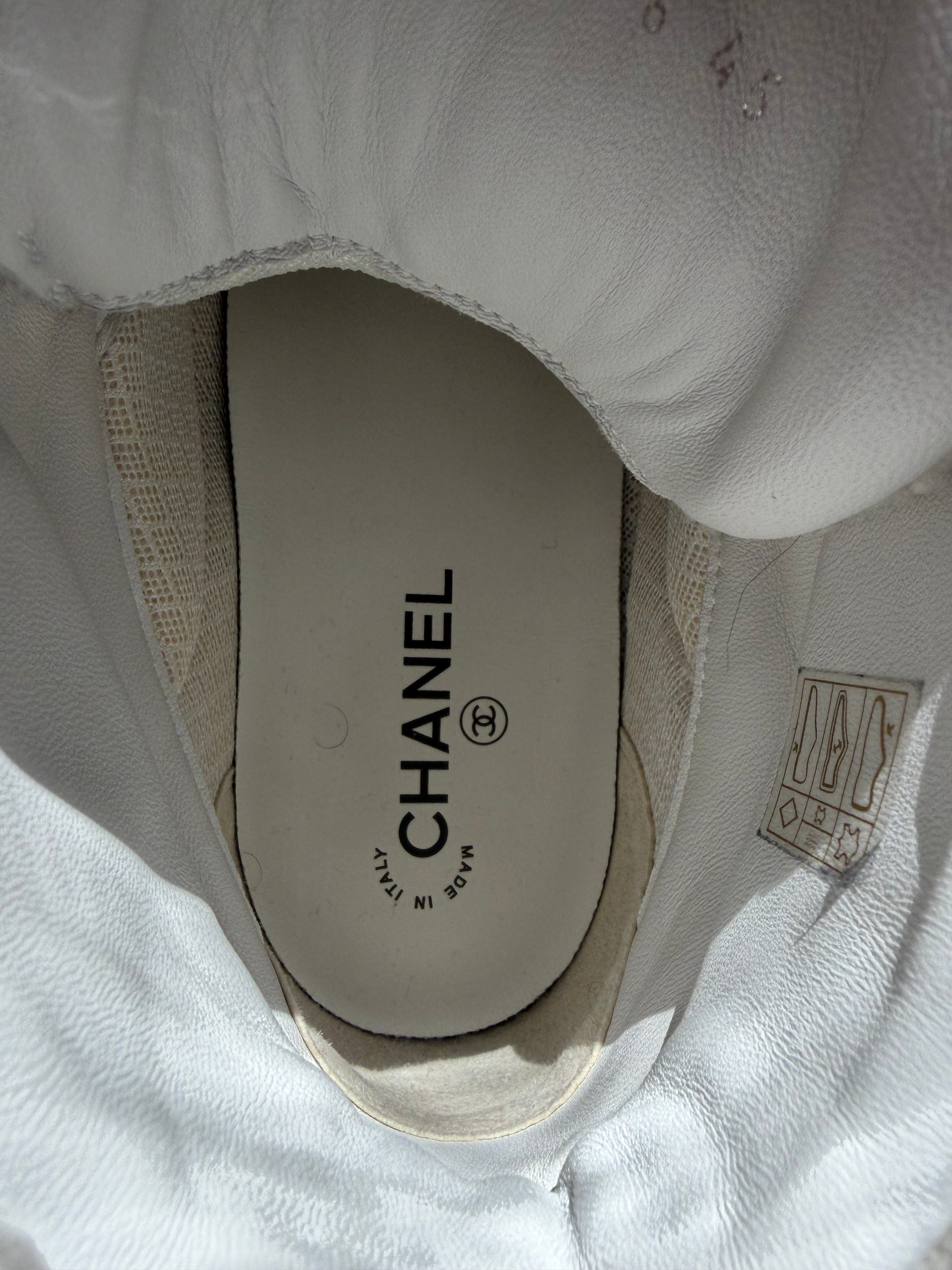 Chanel Karl Lagerfeld Shearling High top shoes