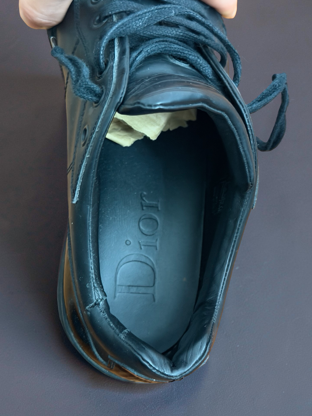 Dior Homme shiny gats