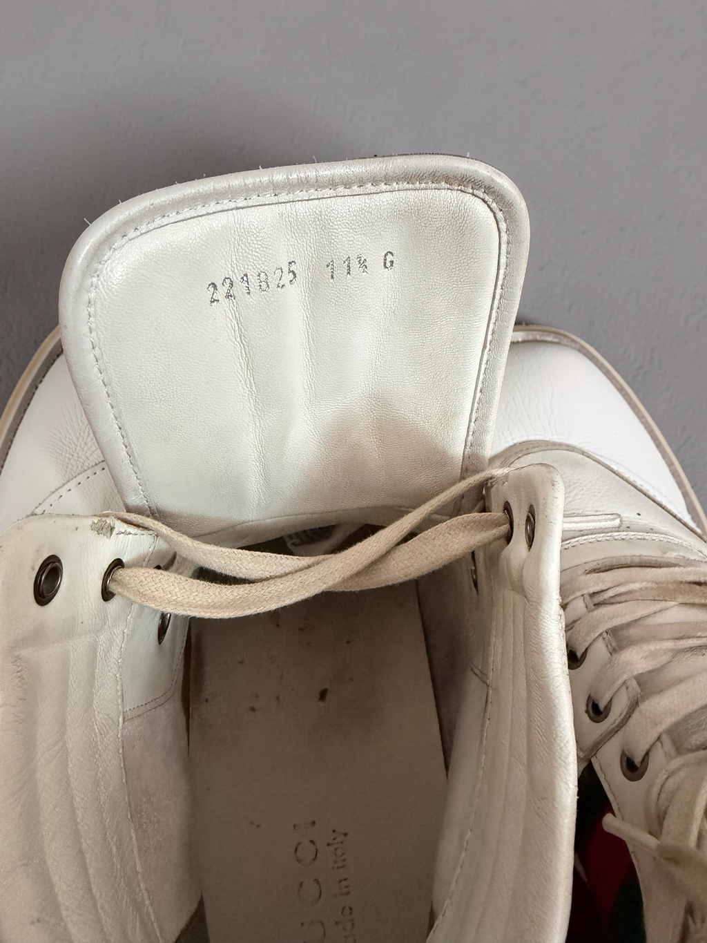Gucci White Hightops