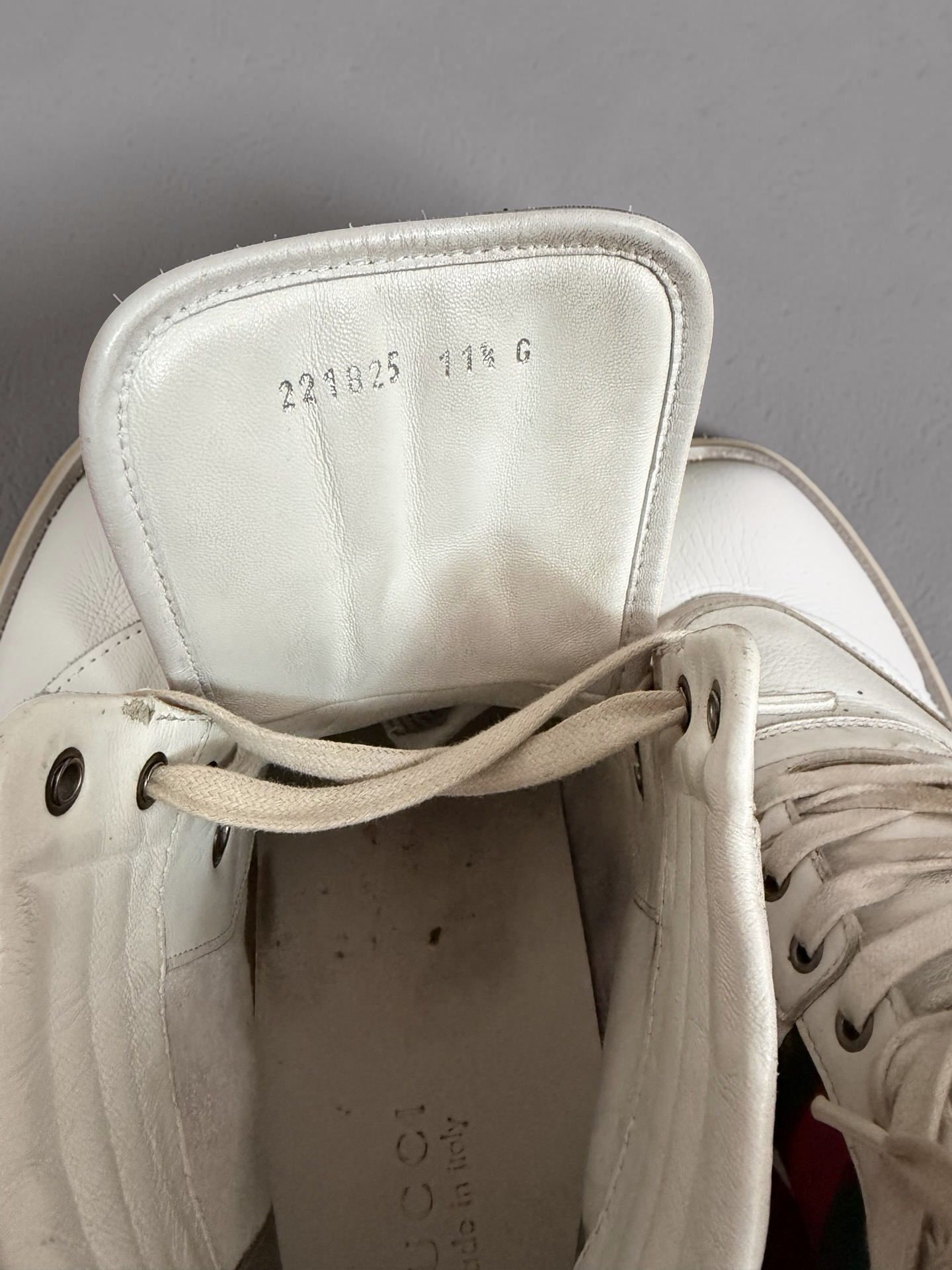 Gucci White Hightops