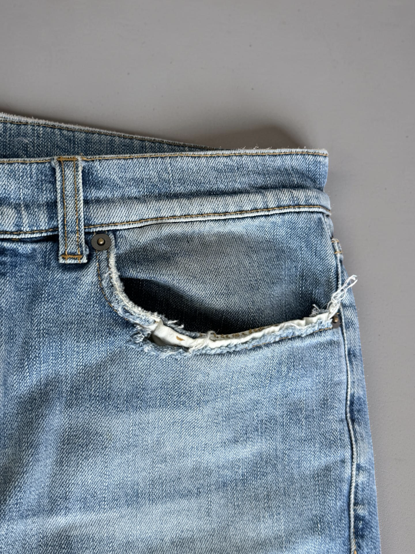 Saint Laurent SS16 Electric Surf Sound Crash Jeans
