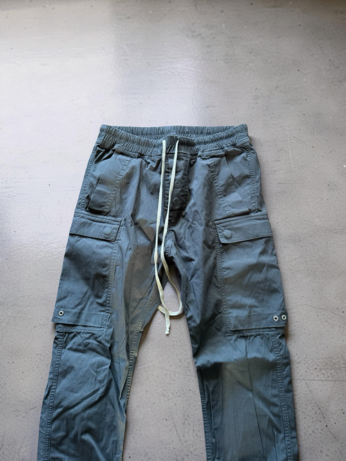 Rick Owens SS19 Babel blujay cargo pants
