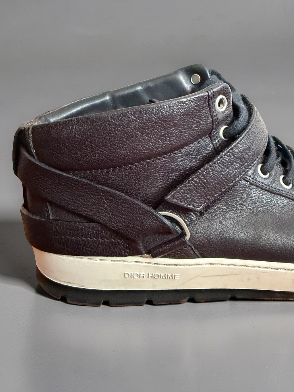 Dior AW10 Harness strap High-top shoes