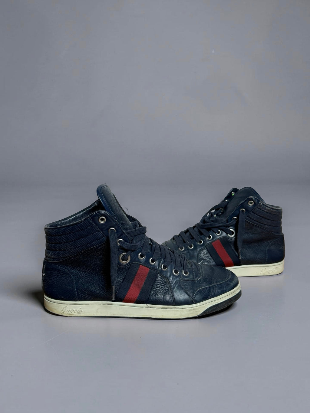 Gucci Blue Hightop shoes
