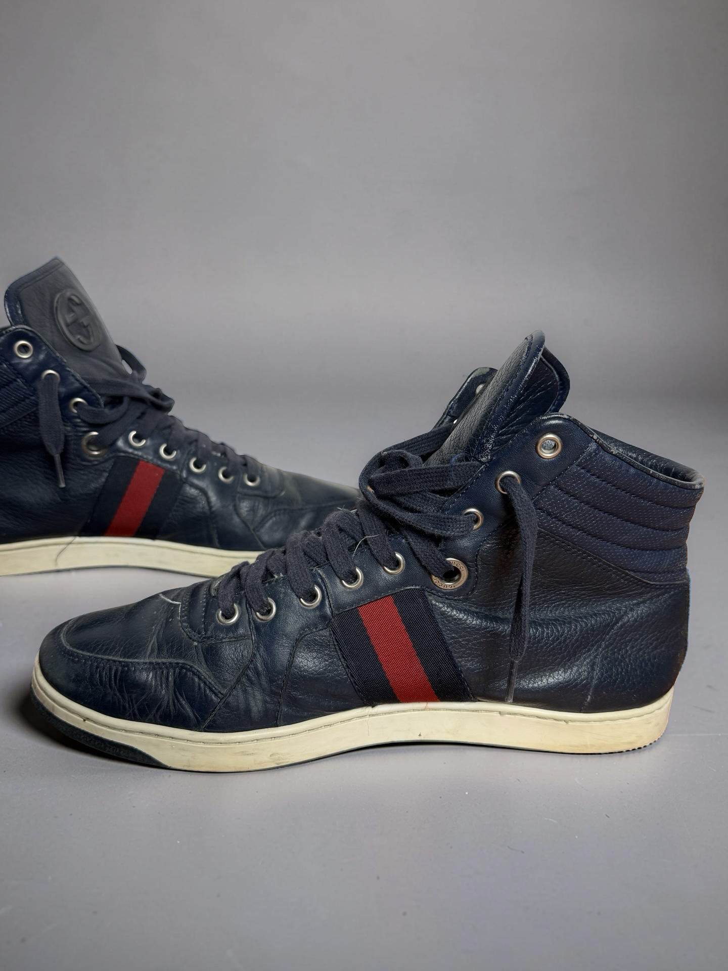 Gucci Blue Hightop shoes