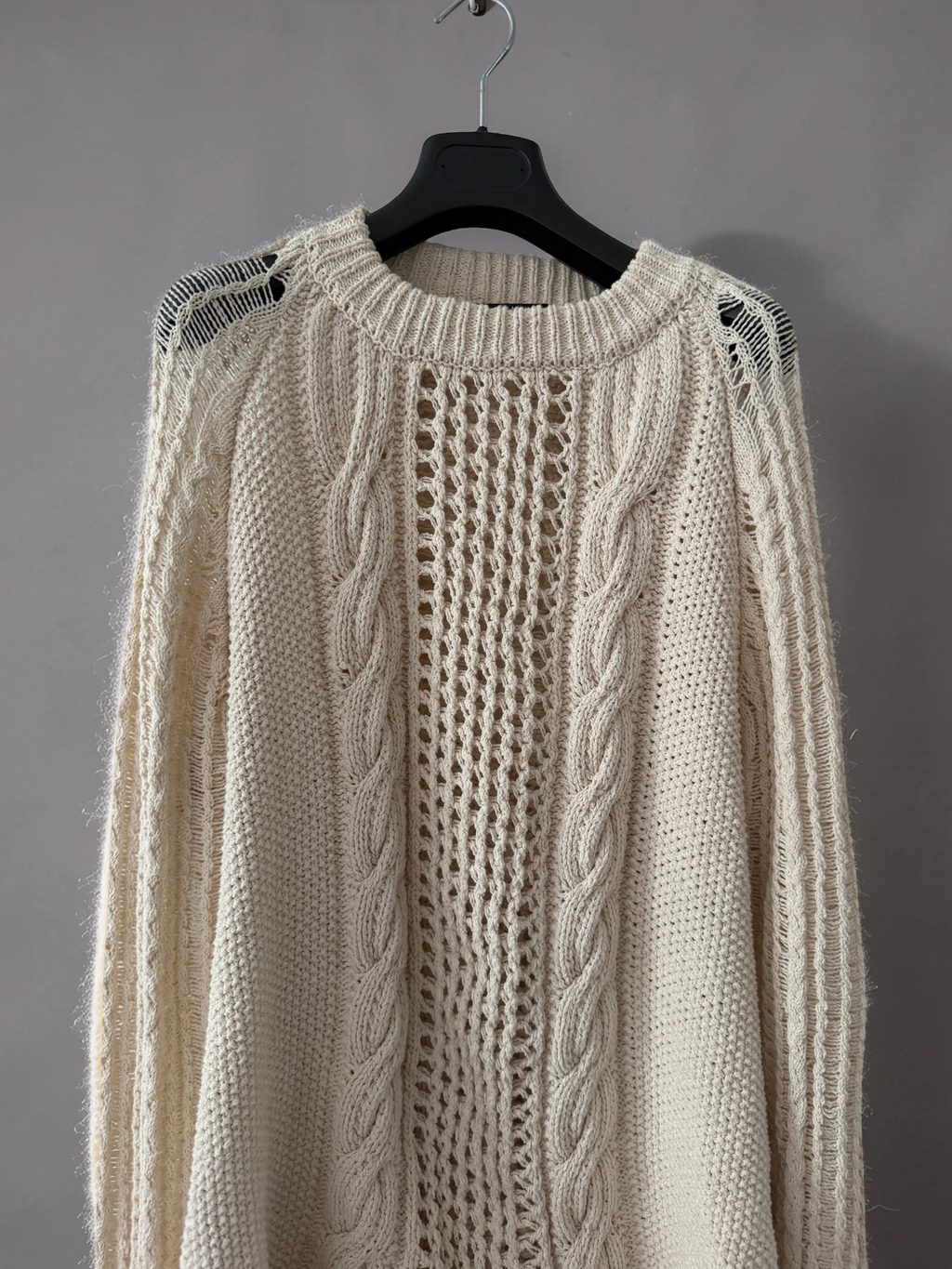 Balmain Cable knit sweater
