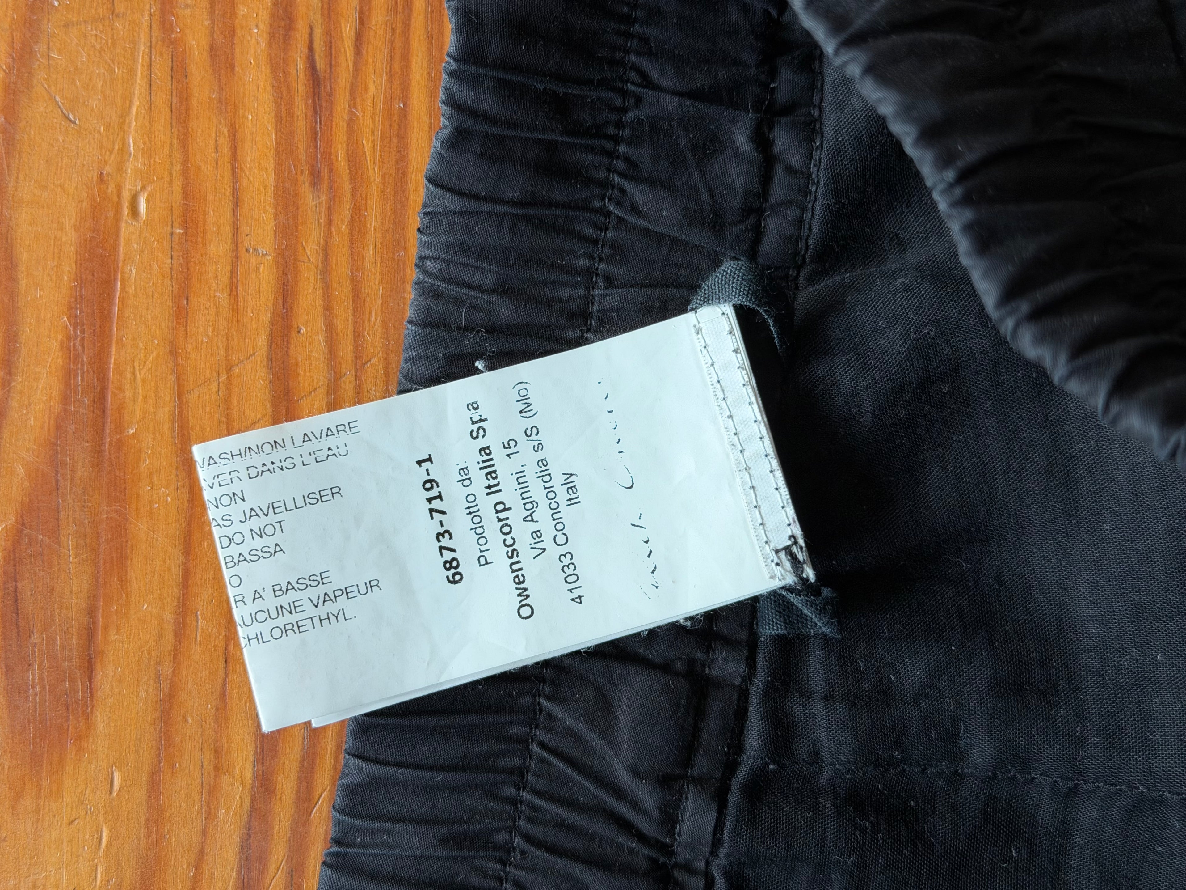 Rick Owens FW15 Mastodon jogger sweatpants