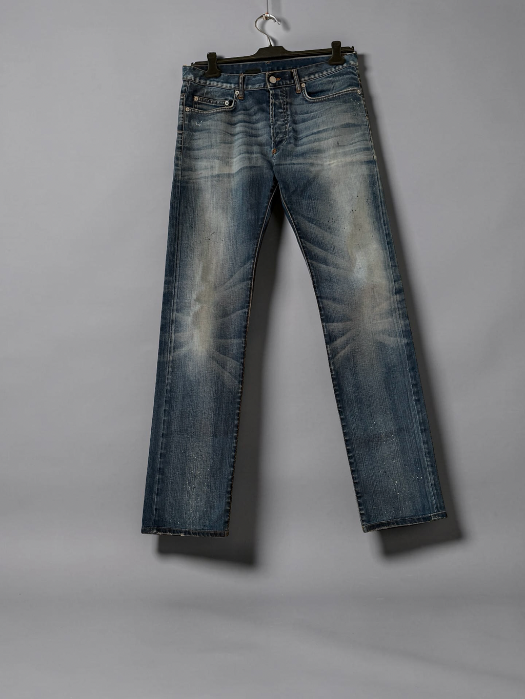 Dior SS08  „under my Car“ paint splatter jeans