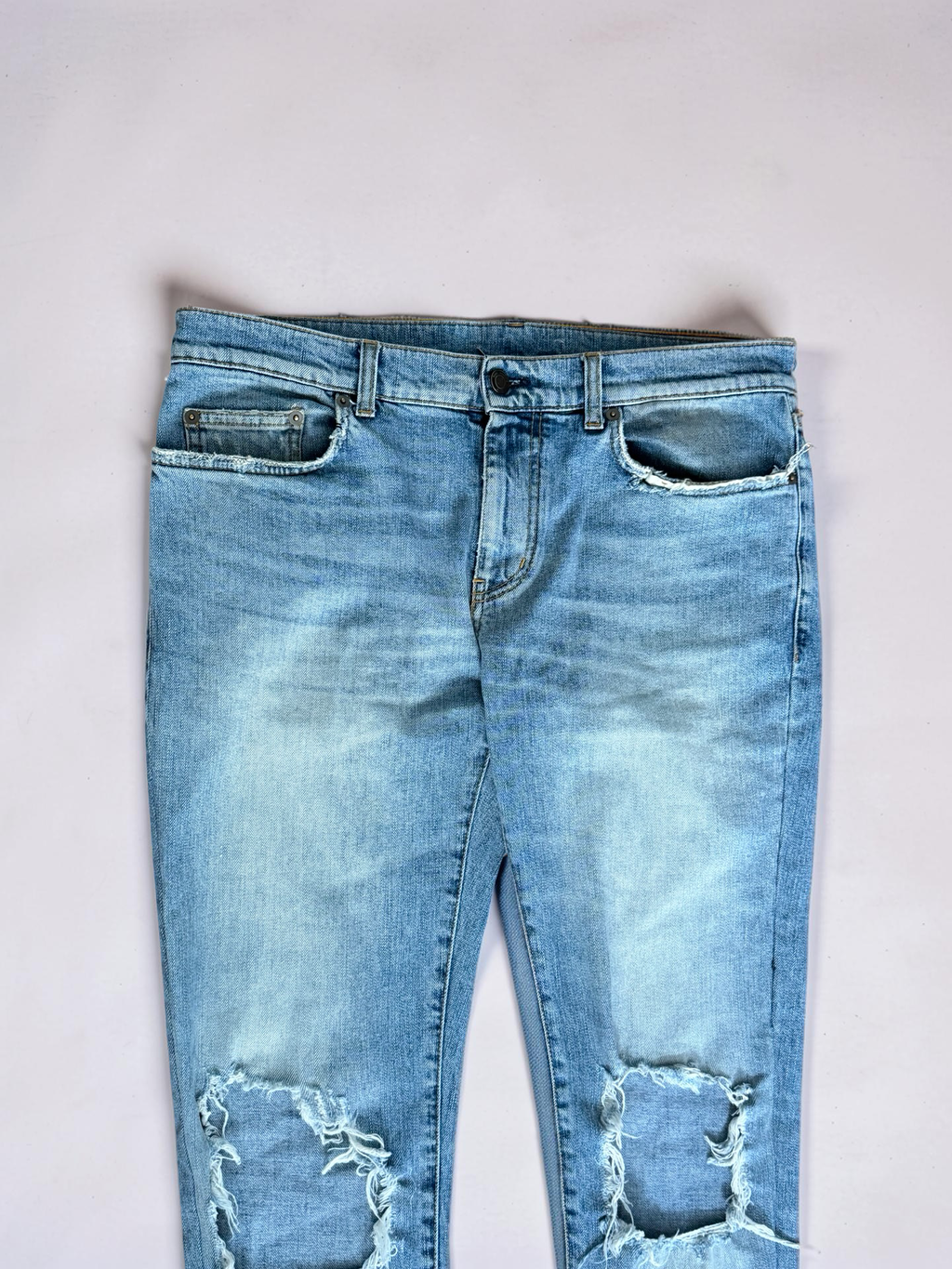 Saint Laurent SS16 Electric Surf Sound Crash Jeans