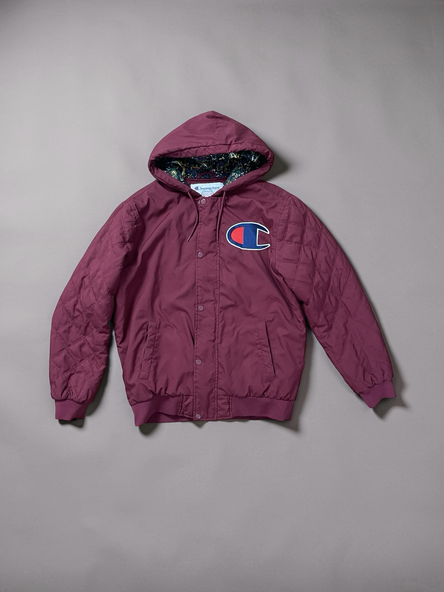 Supreme x Champion Bomber Jacket Dark red