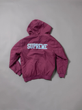 Supreme x Champion Bomber Jacket Dark red