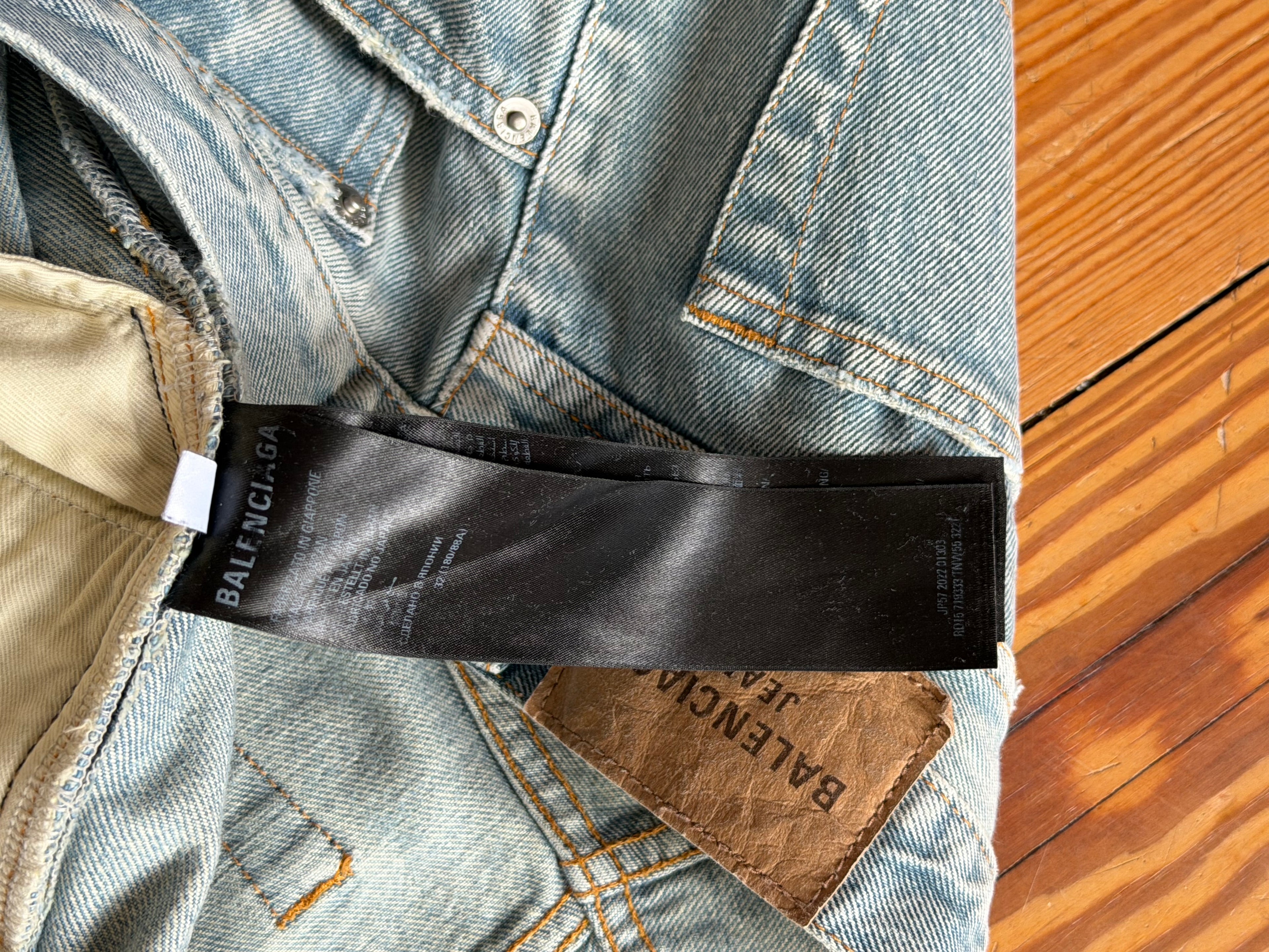 Balenciaga Slit straight jeans