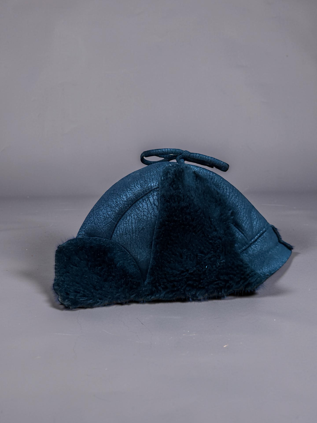 Gosha Rubchinski Faux Leather Chapka Hat