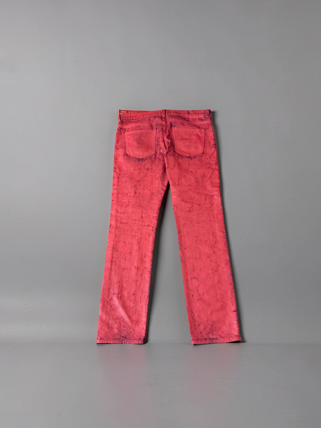 Margiela x H&M Red painted Jeans