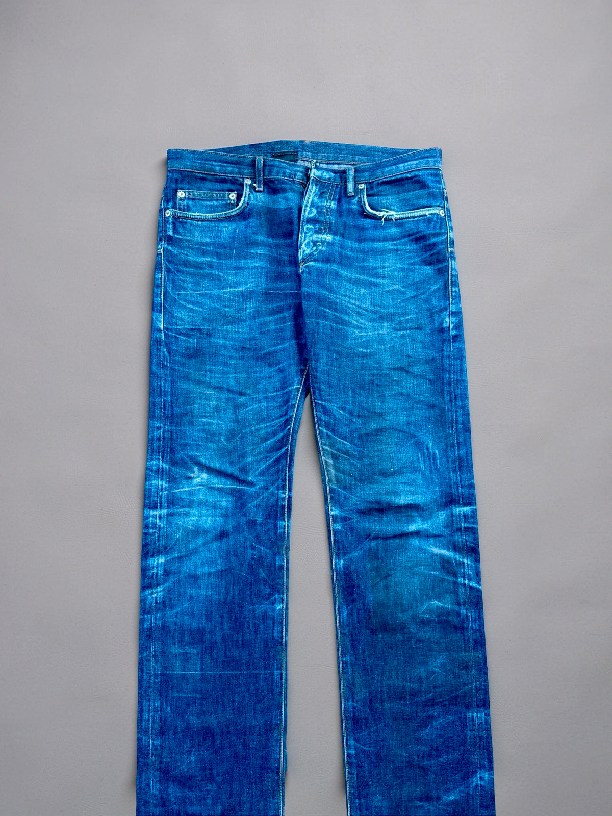 Dior Homme SS03 “ Follow me “ waxed clawmark jeans
