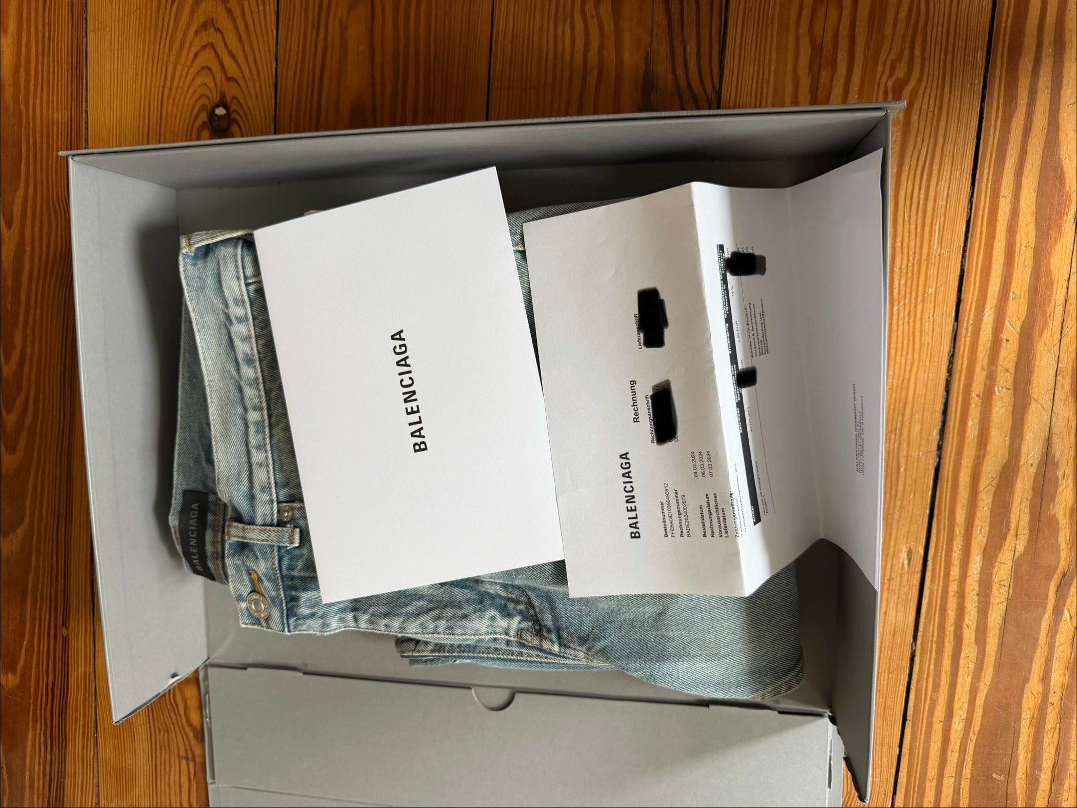 Balenciaga Slit straight jeans