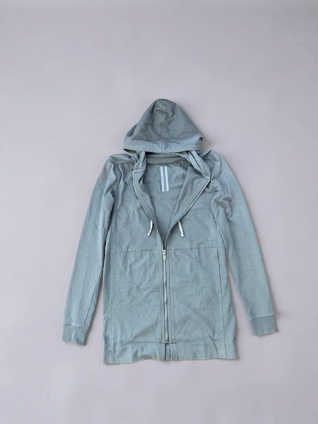 Rick Owens FW17 Glitter Zip Hoodie