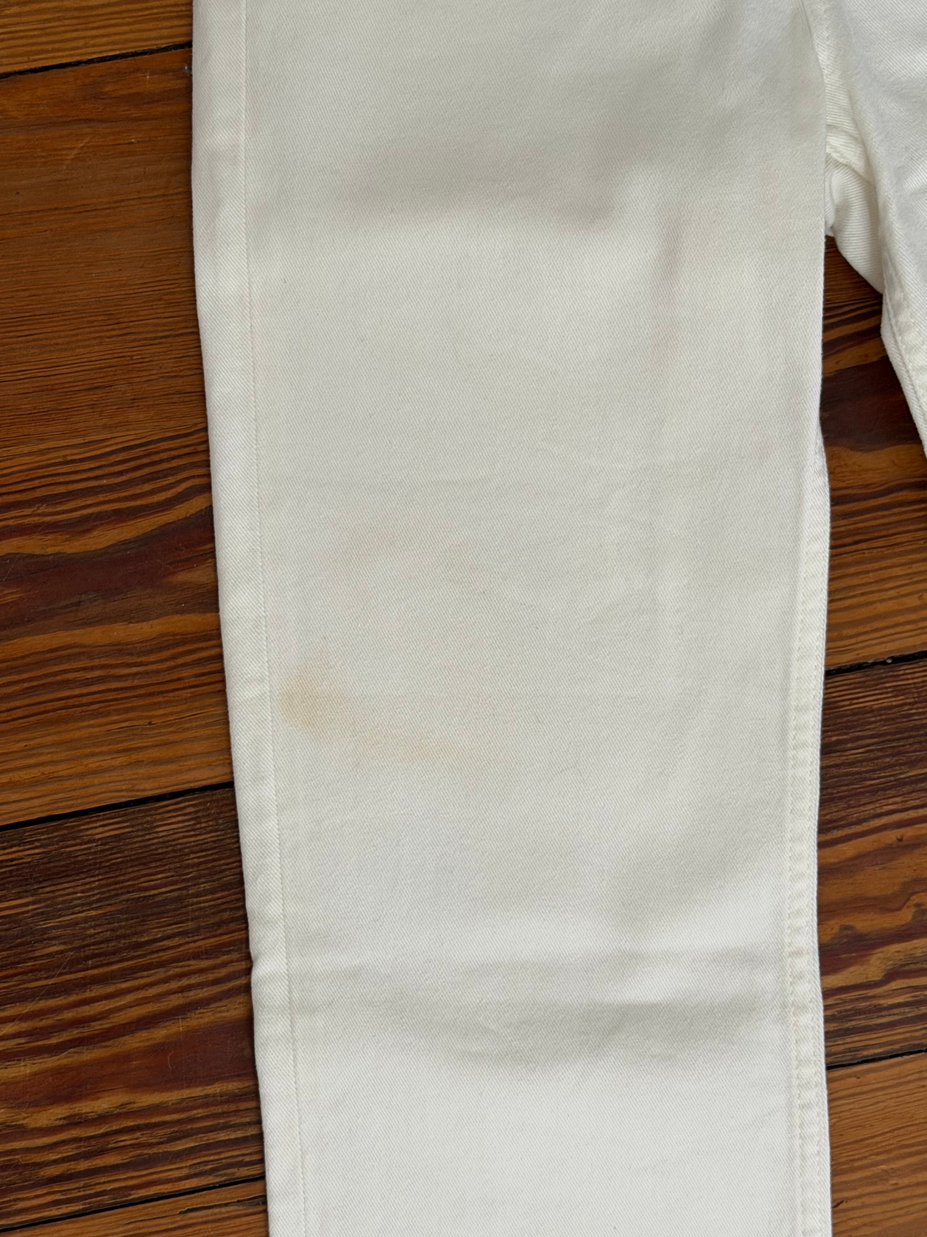 Balenciaga White Jeans
