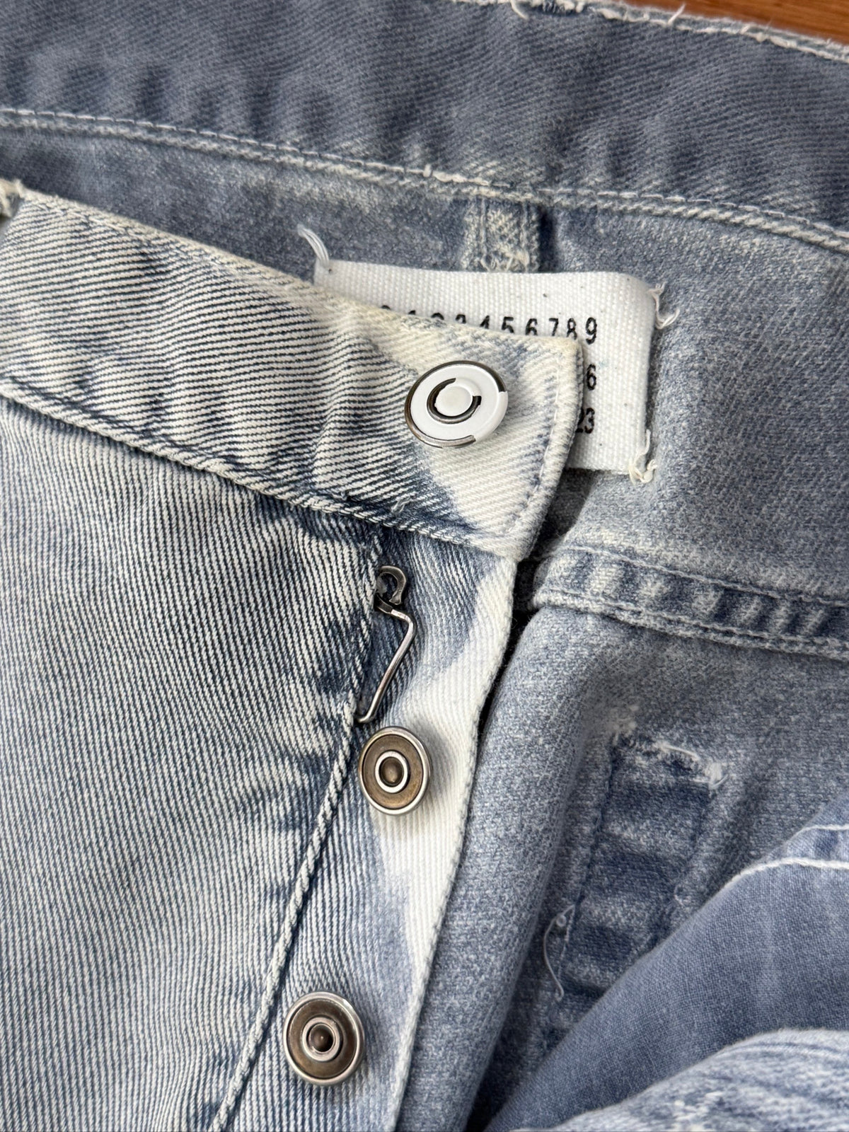 Maison Margiela 2012 Bleached Jeans