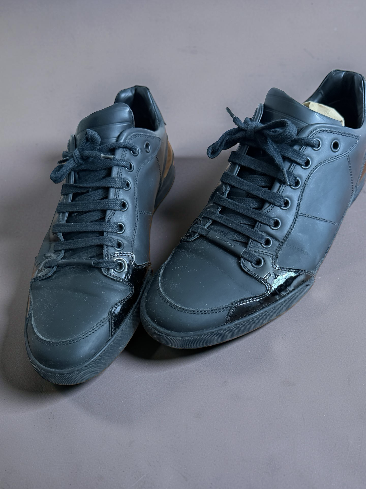 Dior Homme shiny gats