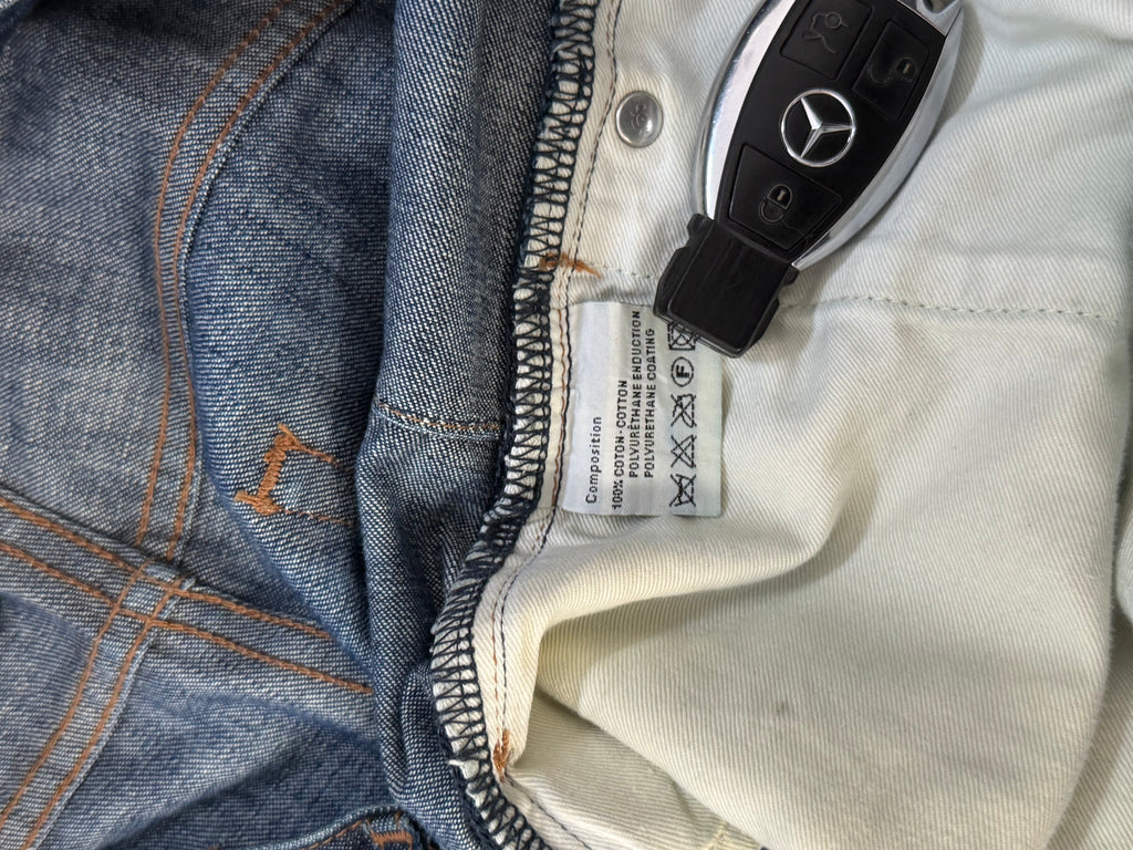 Dior Homme SS03 “ Follow me “ waxed clawmark jeans