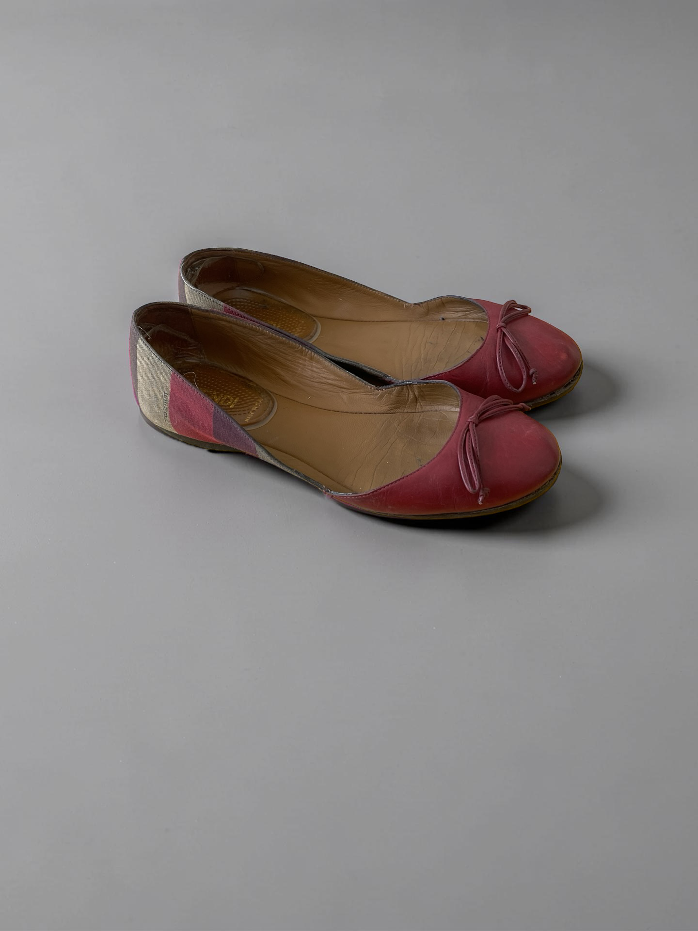 Fendi Ballerinas Bordeaux