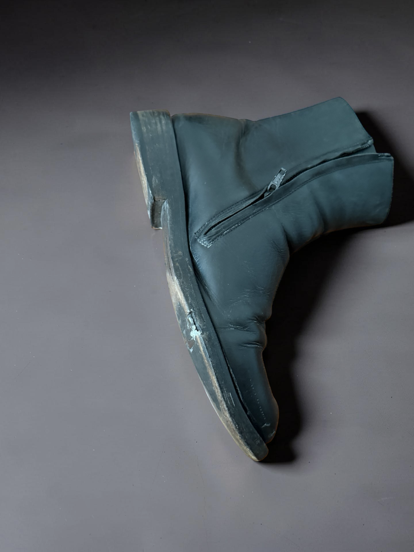 Balenciaga Logo Leather Boots