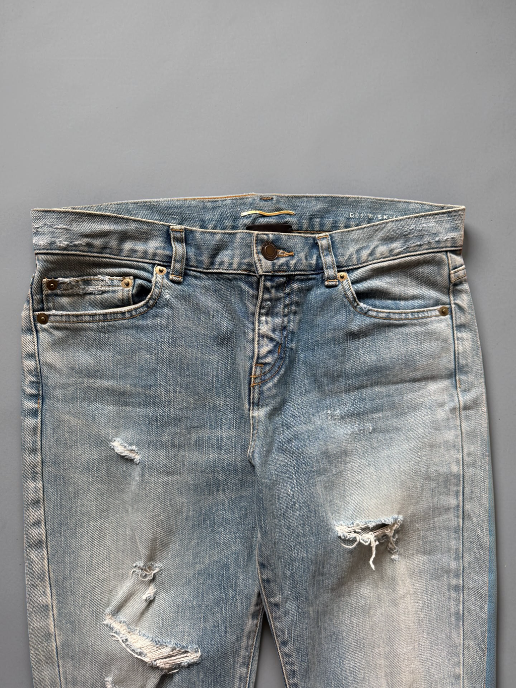 Saint Laurent 2016 Crash Jeans