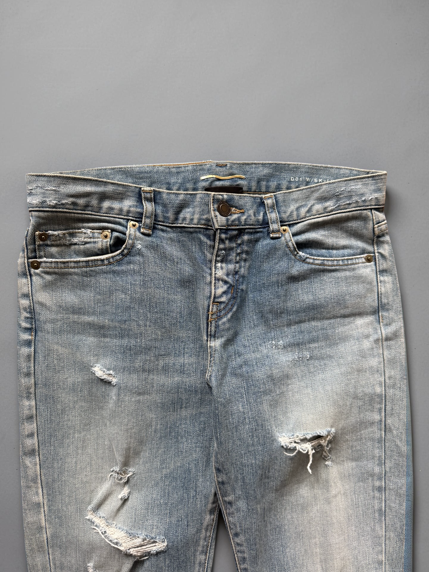 Saint Laurent 2016 Crash Jeans