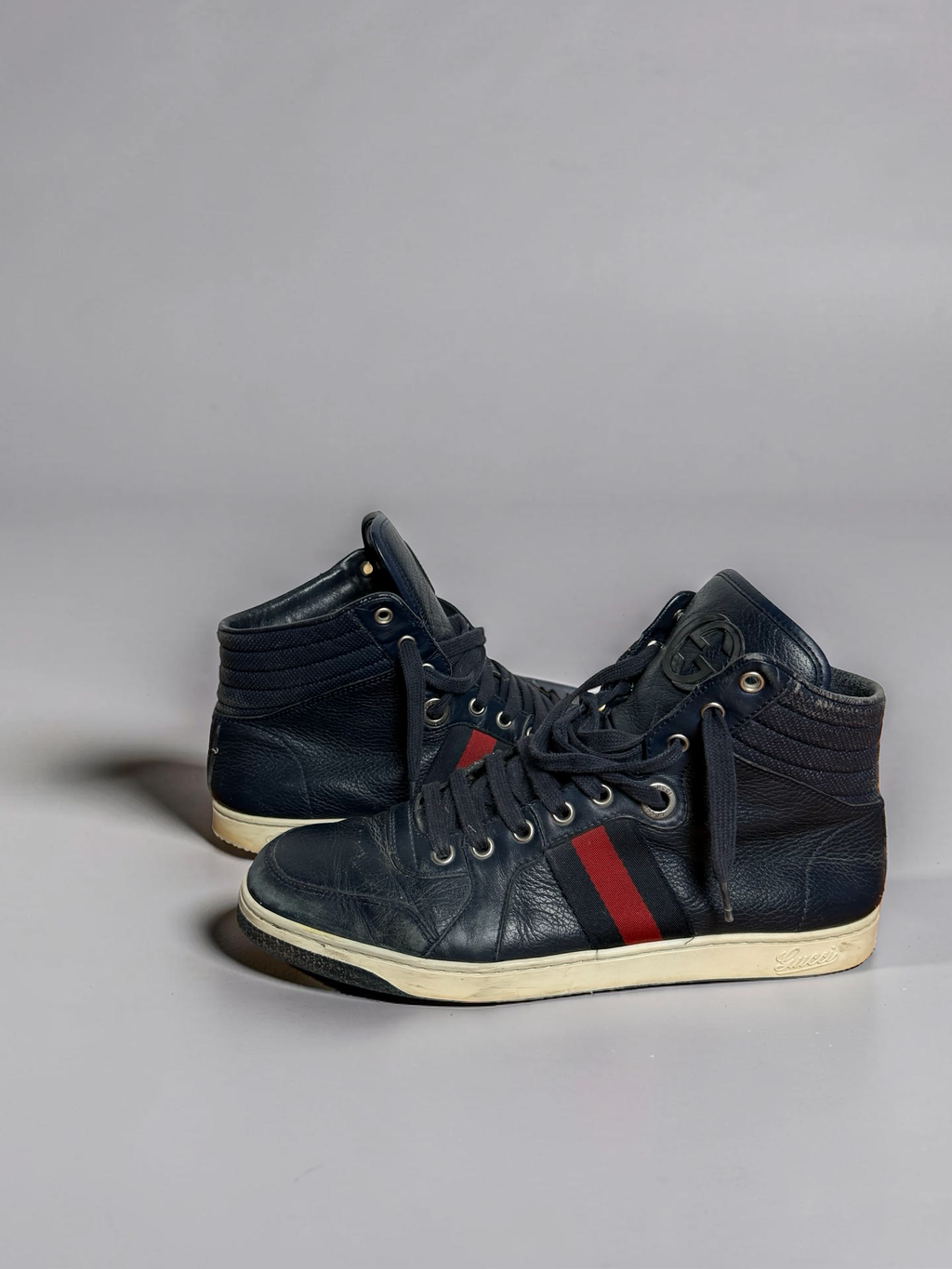 Gucci Blue Hightop shoes