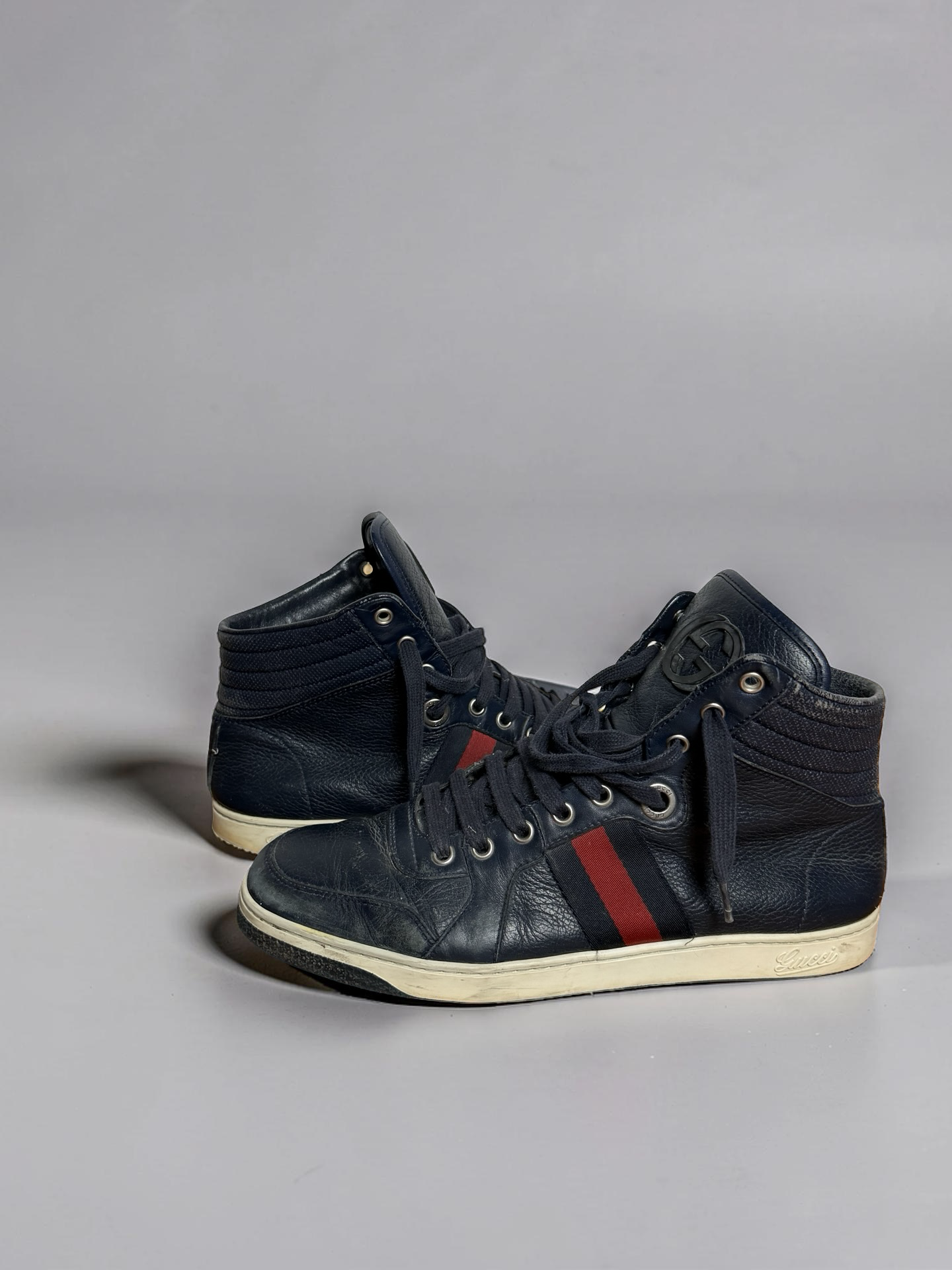 Gucci Blue Hightop shoes