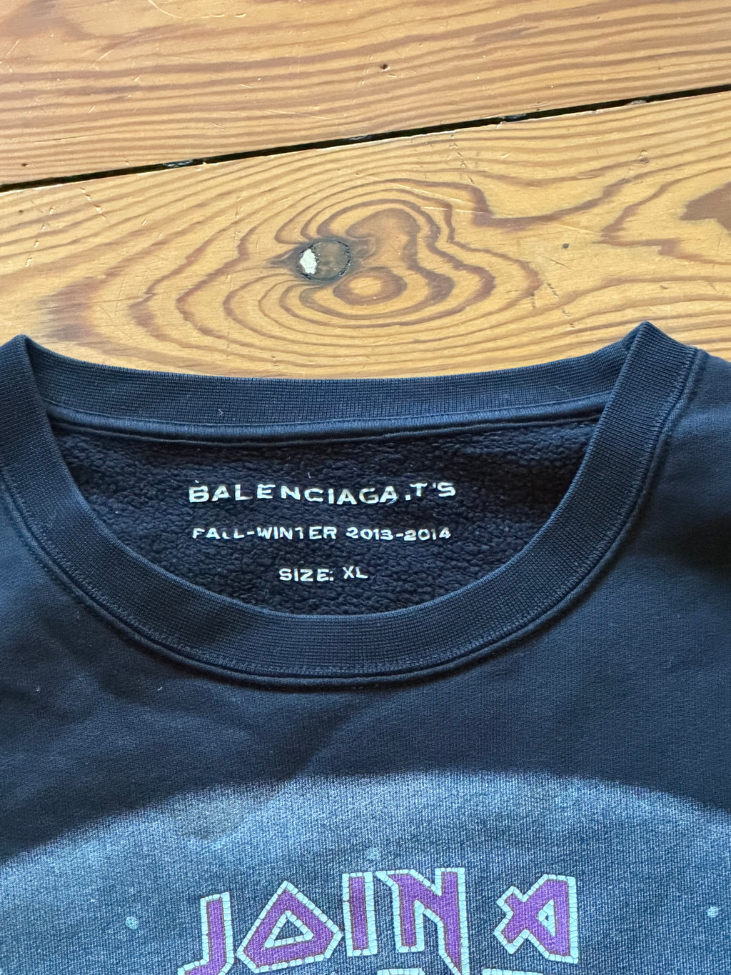 Balenciaga FW2013 “Join a Weird Trip” Sweatshirt