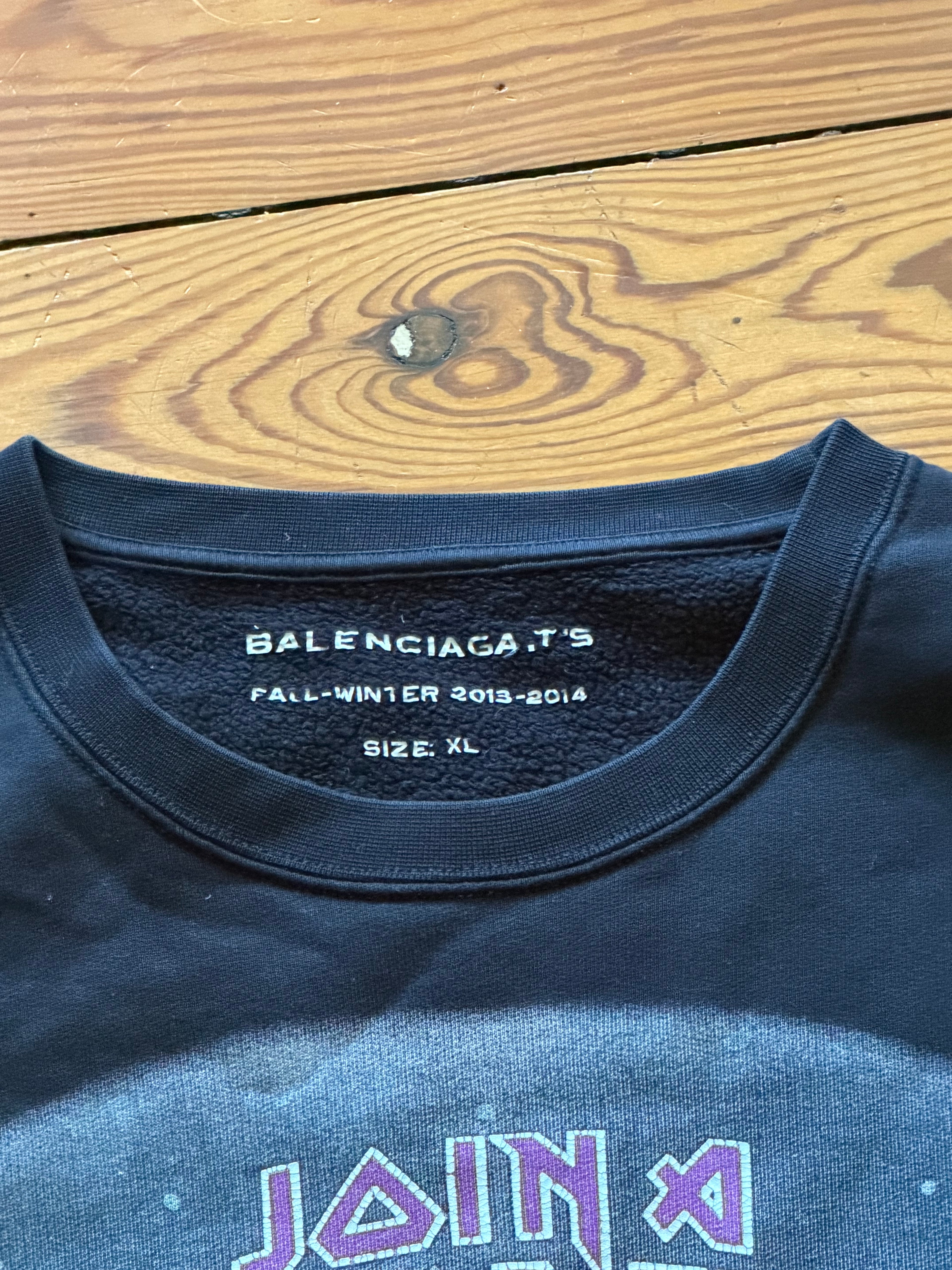Balenciaga FW2013 “Join a Weird Trip” Sweatshirt