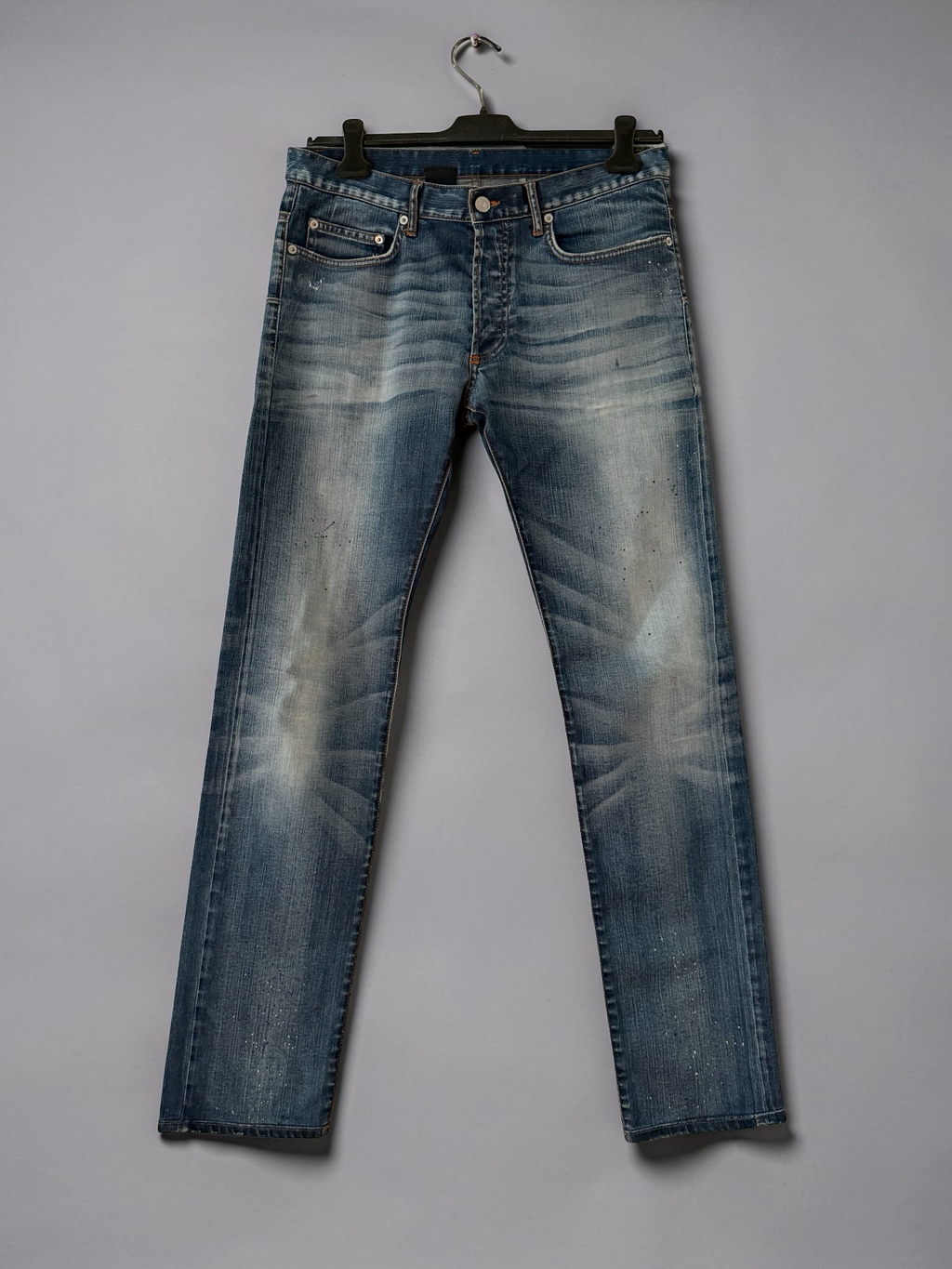Dior SS08  „under my Car“ paint splatter jeans