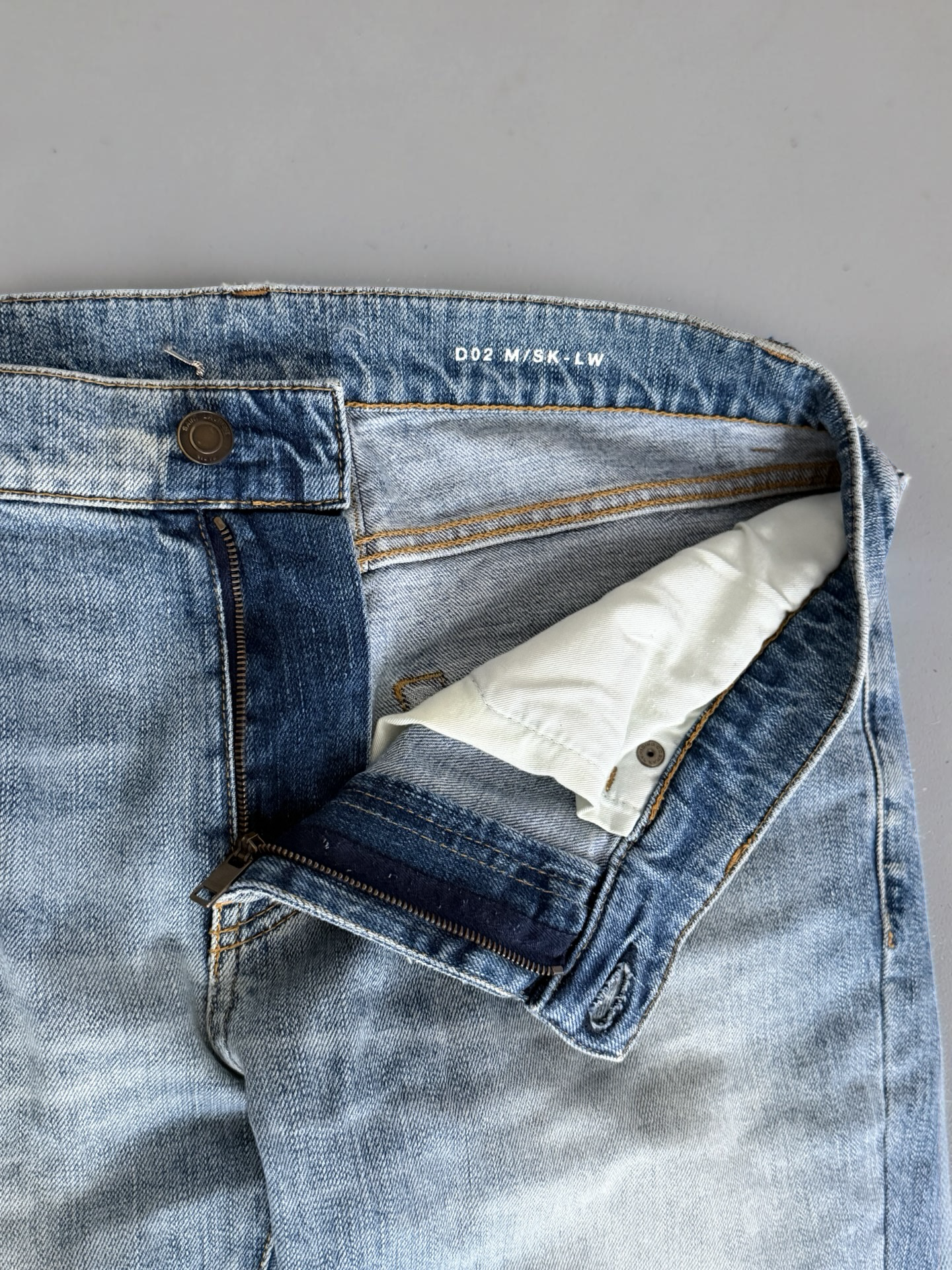 Saint Laurent SS16 Electric Surf Sound Crash Jeans