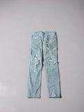 Balmain Biker Jeans
Dirty grey distressed coated