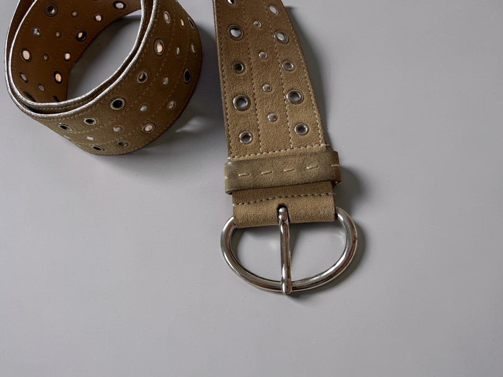 Prada studded Wildleather Belt