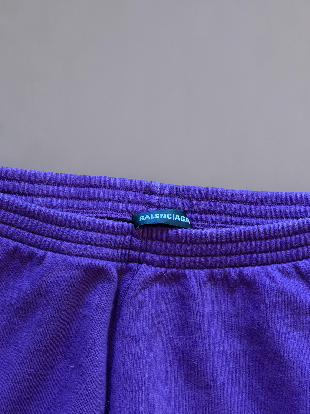 Balenciaga Purple cuffed jogger